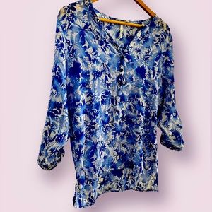 Grand & Greene Women’s Print 3/4 Sleeve Blouse